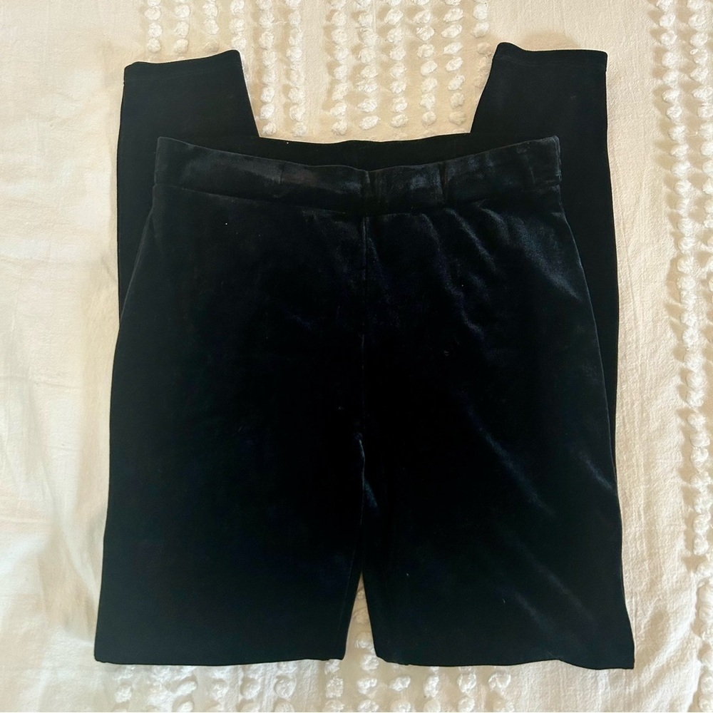 J. Crew Women’s Black Velvet Leggings Sz S - Picture 3 of 10